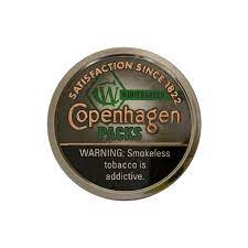 copenhagen chewing tobacco wintergreen (tobacco) COPENHAGEN PACKS WINTERGREEN 5CT -
