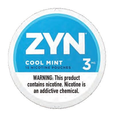 ZYN NICOTINE POUCH COOL MINT 3MG 5/15CT