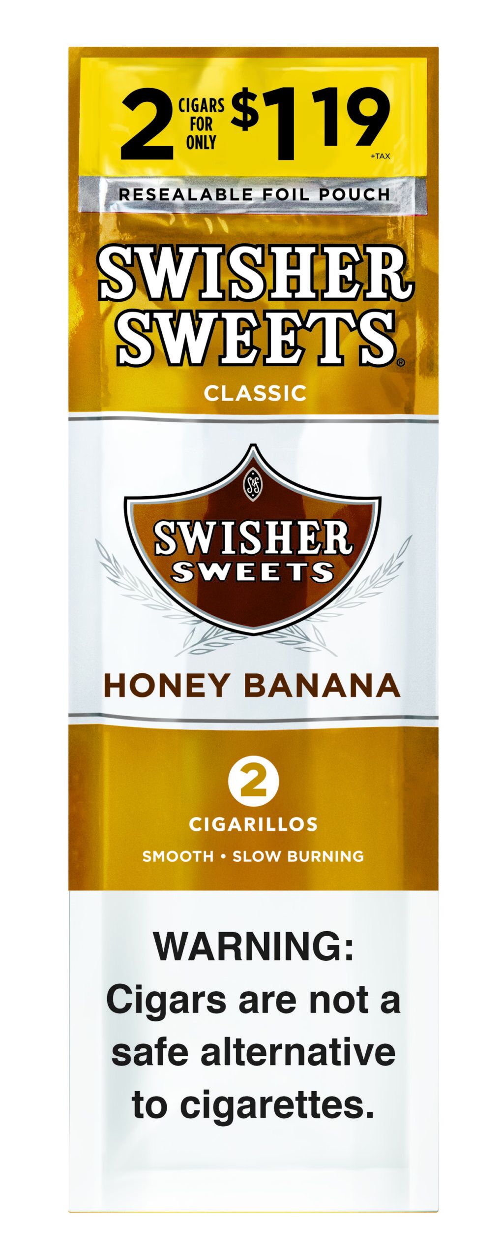 SWISHER $1.19 30/2PK HONEY BANANA