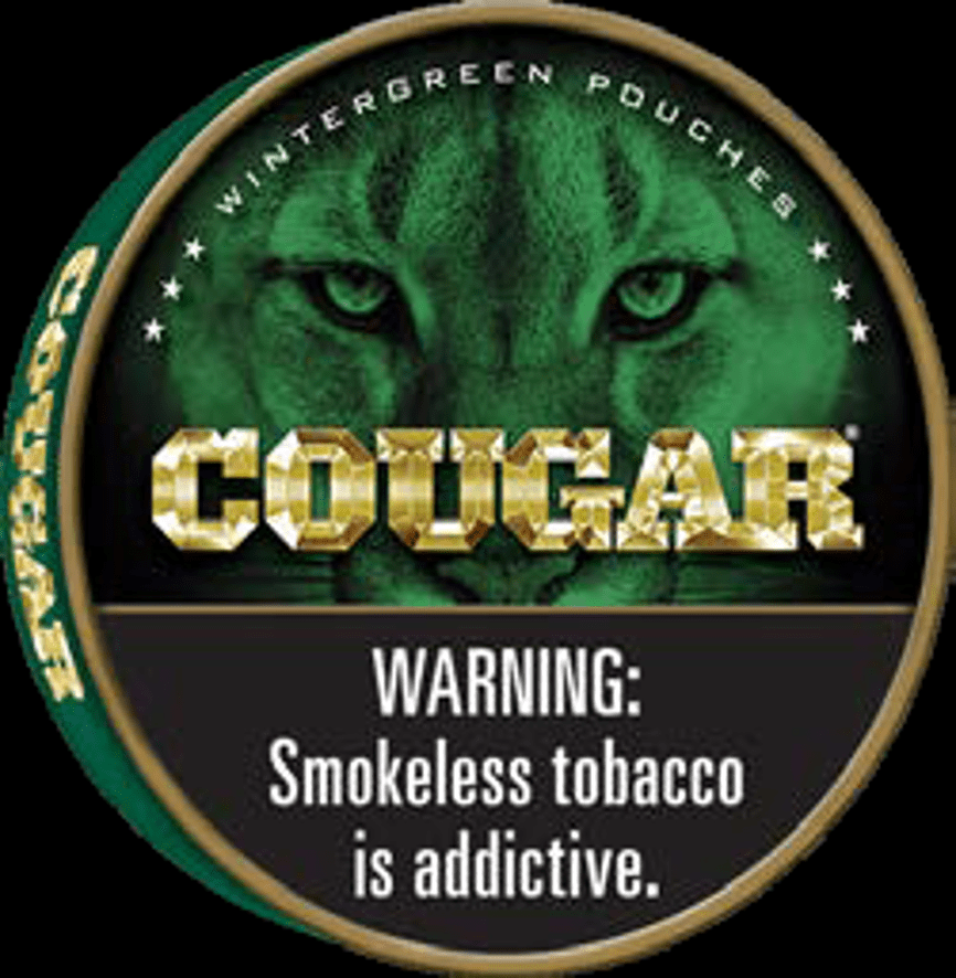 cougar tobacco COUGAR POUCH WINTERGREEN 5CT