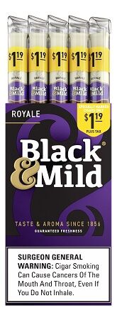 cigarettes with plastic tip Black & Mild Original Cigars Black & Mild |5Pk /