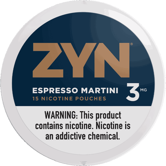 ZYN NICOTINE POUCH ESPRESSO MARTINI 3MG 5/15CT