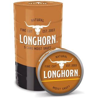 LONGHORN TUB 14.4OZ L/C MINT 2.50 OFF