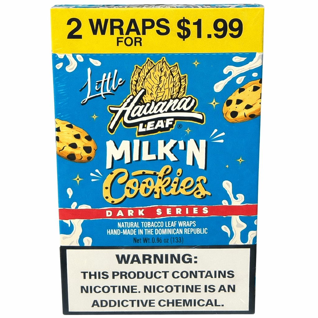 HAVANA LEAF WRAP 2/$1.99 MILK 'N COOKIES 20CT