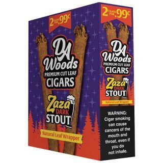 DA WOODS CIGAR ZAZA 15/2CT 99Â¢ - Martin & Snyder Product Sales