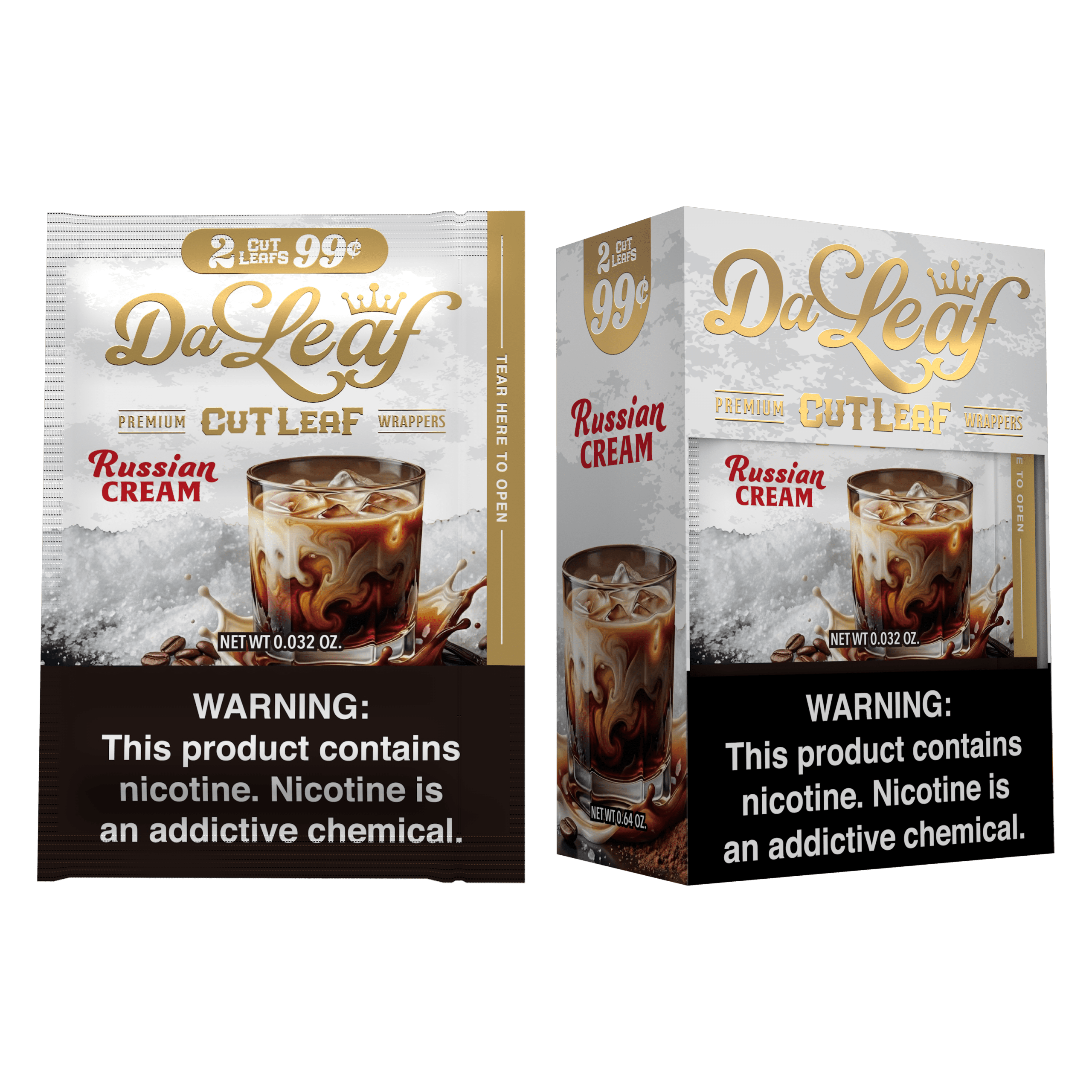 DA LEAF 2/99¢ RUSSIAN CREAM 20CT