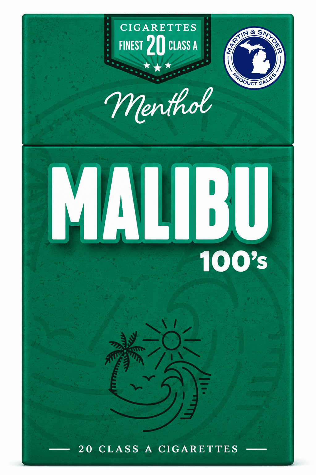 malibu cigarettes 100's Low Tar vintage American Cigarette Pack Malibu Lights, King Size