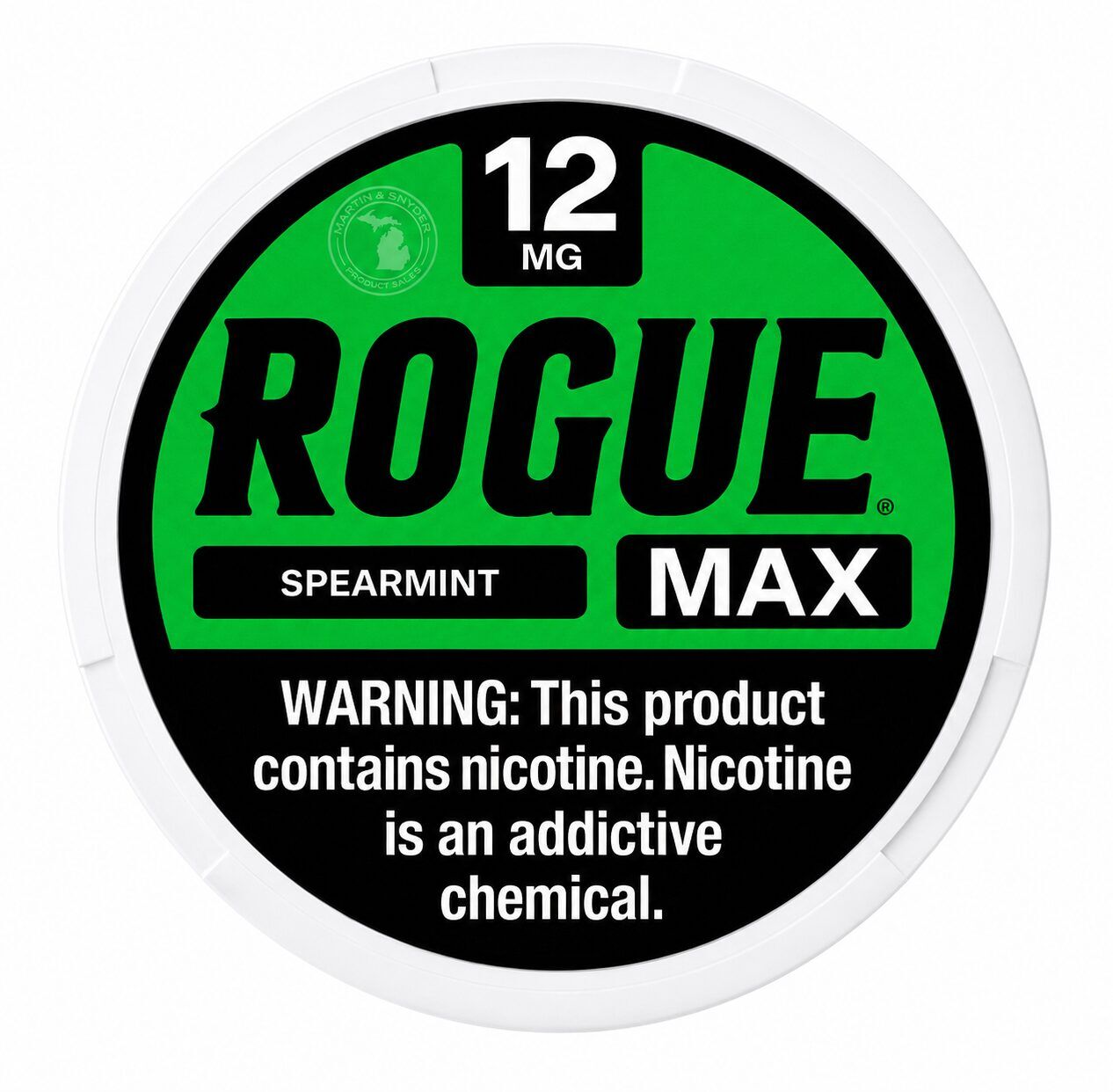 ROGUE MAX 12MG SPEARMINT 5/20CT