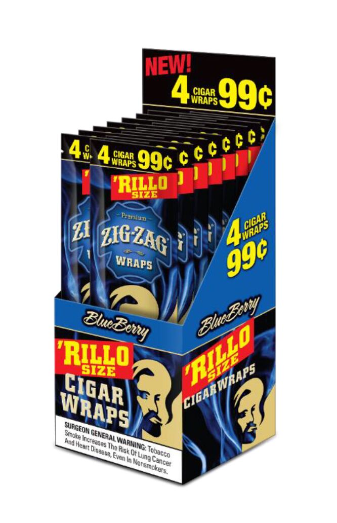 ZIG ZAG * 4/99¢ 'RILLO BLUEBERRY