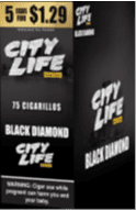 CITY LIFE 5/$1.29 BLACK DIAMOND 15/5CT