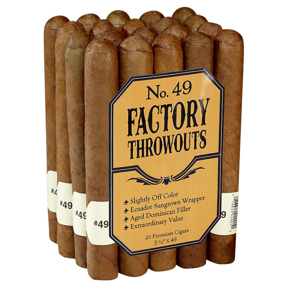 J. C. NEWMAN #49 NATURAL FACTORY THROWOUT 20CT