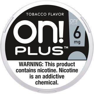 ON! PLUS POUCH TOBACCO 6MG/5CT