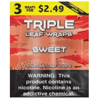 TRIPLE LEAF WRAP 3/$2.49 SWEET 10CT