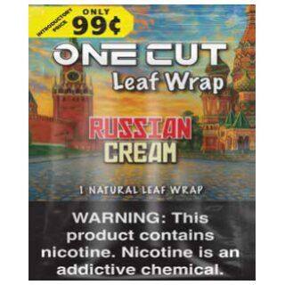 ONE CUT LEAF WRAP .99¢ RUSSIAN CREAM 20CT