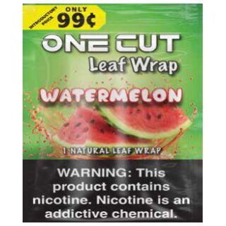 ONE CUT LEAF WRAP .99¢ WATERMELON 20CT