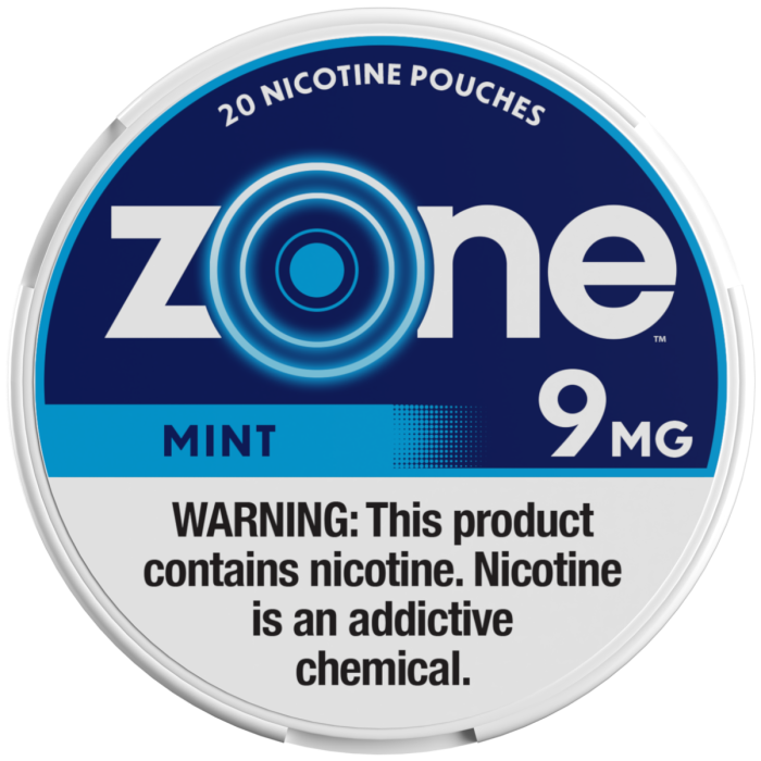 ZONE NICOTINE POUCH MINT 9MG 5/20CT