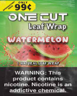 ONE CUT LEAF WRAP .99Â¢ WATERMELON 20CT