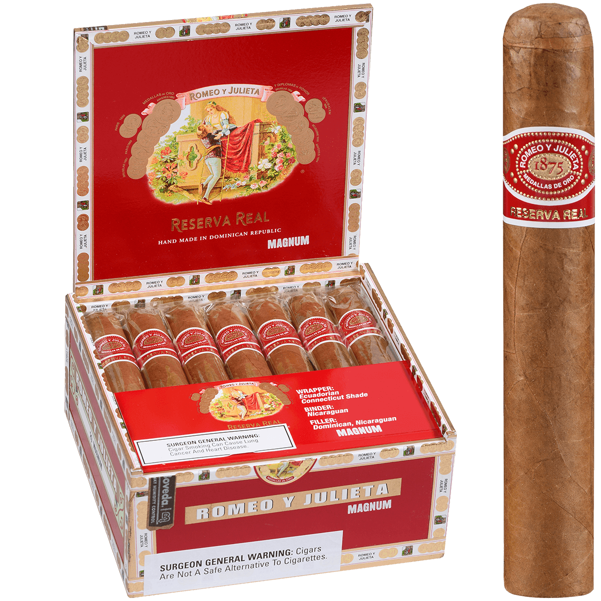 ROMEO y JULIETA RESERVA REAL MAGNUM 20CT