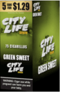 CITY LIFE 5/$1.29 CLASSIC GREEN SWEET 15/5CT