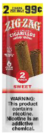 ZIG ZAG PREMIUM 2/99¢ SWEET 15CT