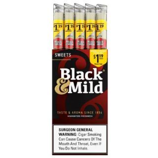 BLACK & MILD $.69 FT SWEET 25CT - Martin & Snyder Product Sales